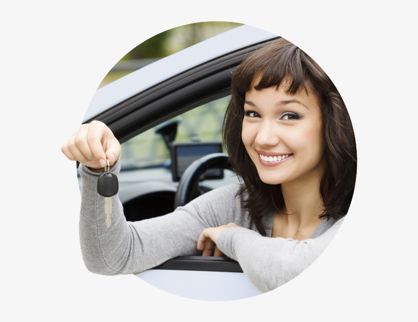 About Us - Girl In A Car Png, transparent png #4516207