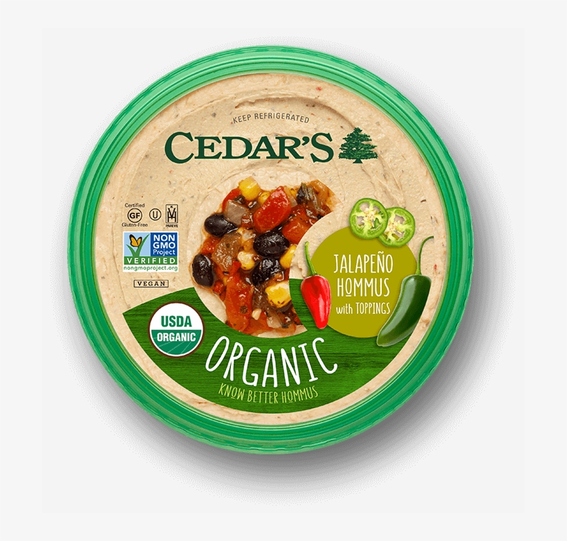 Organic Jalapeño - Cedars Spinach Dip - 12 Oz, transparent png #4516605