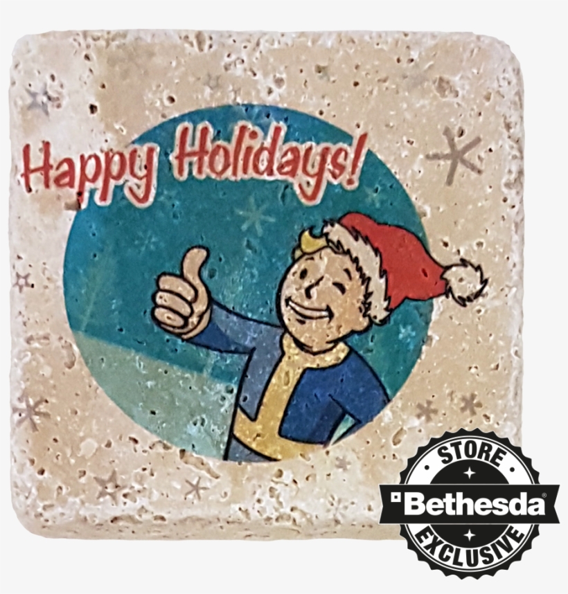Fallout Slab Tab Happy Holidays - Fallout 3, transparent png #4517027