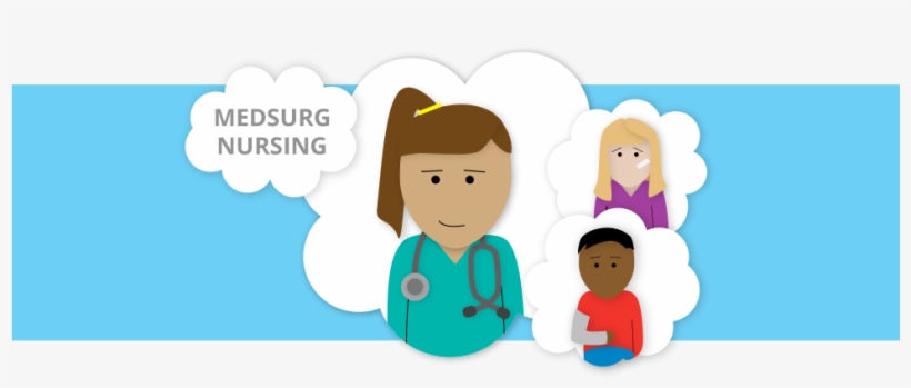 Medical/surgical Nursing - Medical Surgical Nurse Cartoon, transparent png #4517092