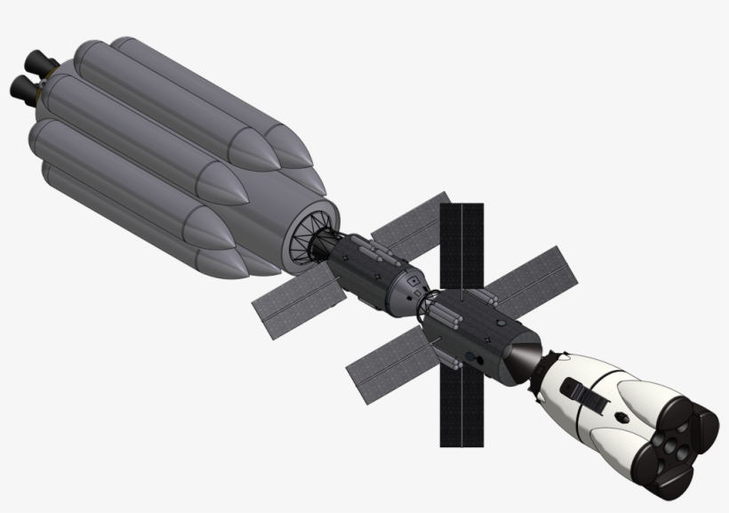 Mars Spacecraft Csm Hm L Ips Iso Diagram1 - Mars Spacecraft, transparent png #4518146