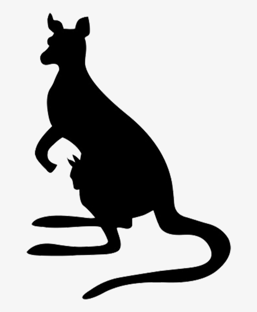 Kangaroo Silhouette Png, transparent png #4518444