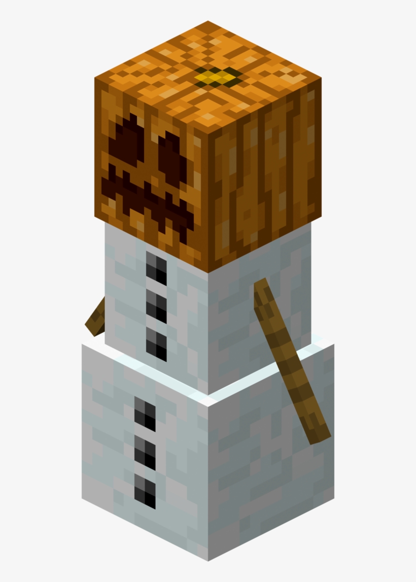 Spawnable Mobs Without Mods - Minecraft Snow Golem, transparent png #4519527