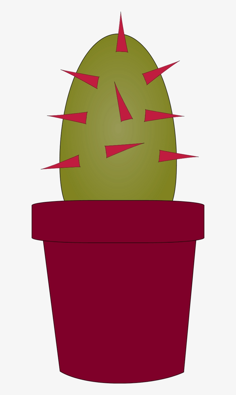 Cactus Plant Cartoon - Cactus, transparent png #4519673