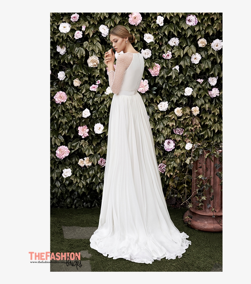Simple And Elegant Wedding Gown, transparent png #4519883