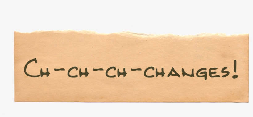 Tips Or Trivia - Ch Ch Changes, transparent png #4520314