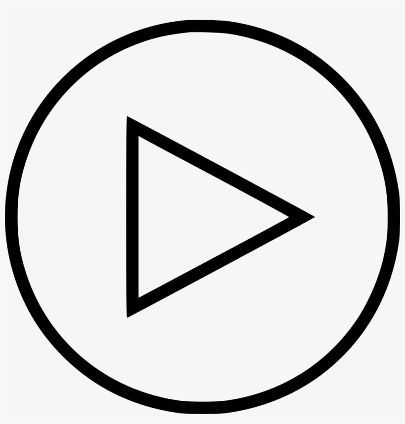 Play Now Sign Youtube Video Comments - Minimal Play Button Png, transparent png #4521315