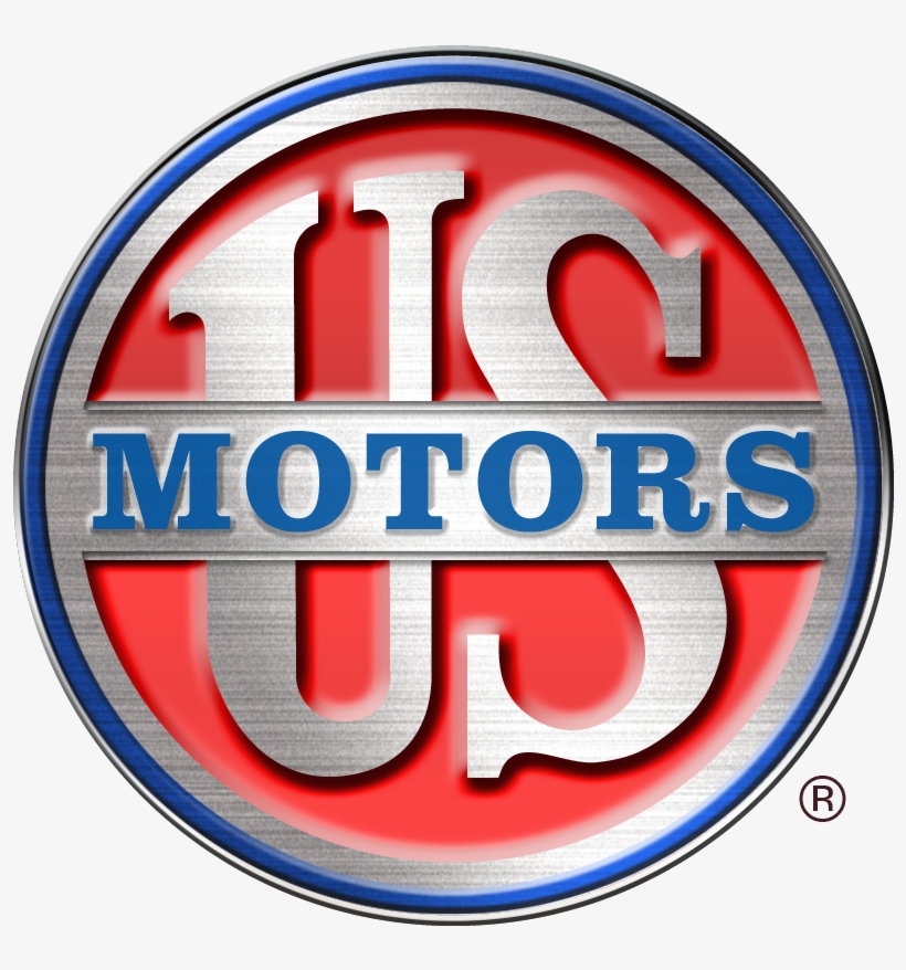 Usmotors Annivlogo Medium - Us Motors Logo, transparent png #4522198
