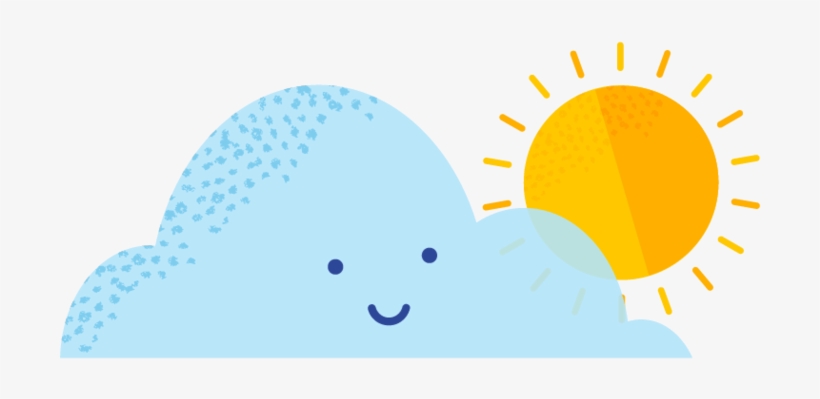 Clouds And Sun Illustration - Illustration, transparent png #4522235