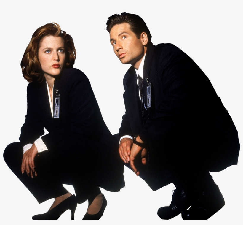 Transparent Scully And Mulder - Fox Mulder And Dana Scully, transparent png #4522435