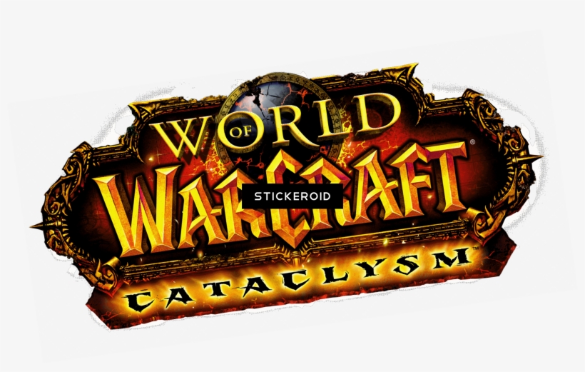 World Of Warcraft Cataclysm Logo - World Of Warcraft Cataclysm, transparent png #4522643