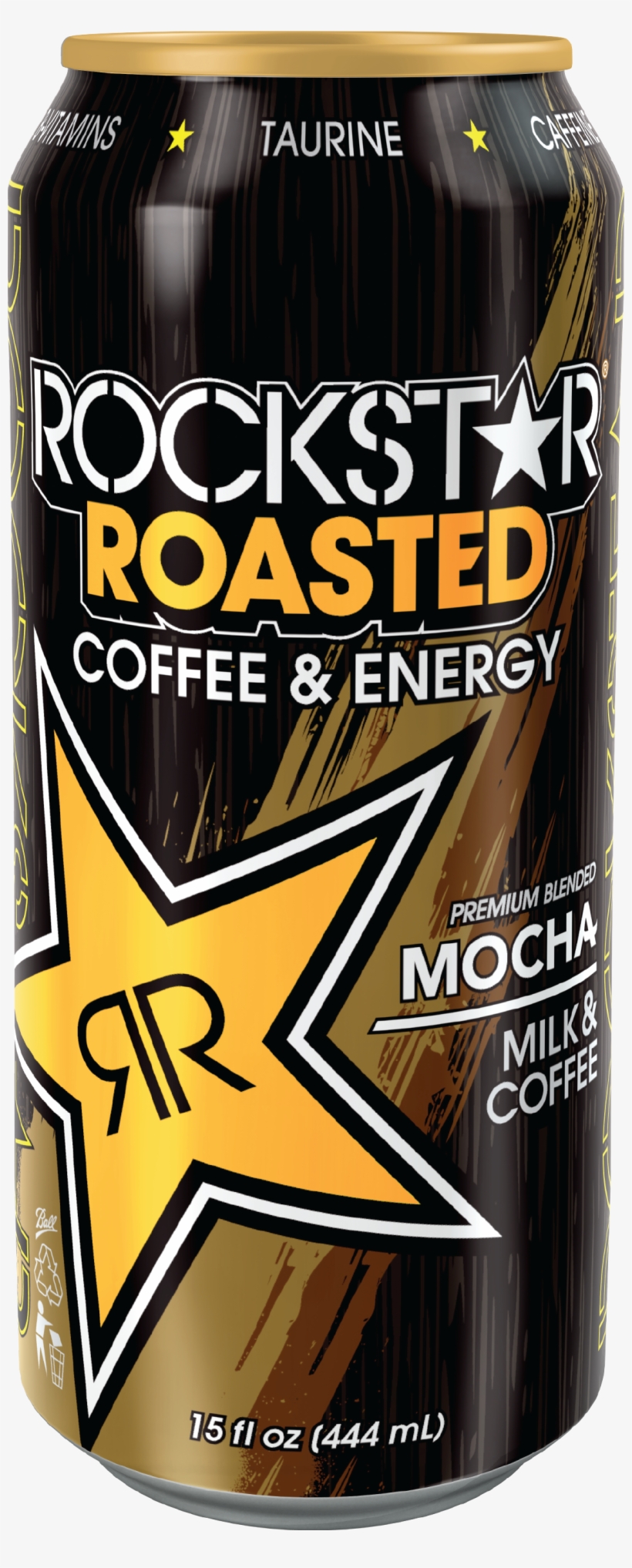 Rockstar Roasted Mocha - Rockstar Energy Drink, transparent png #4523068