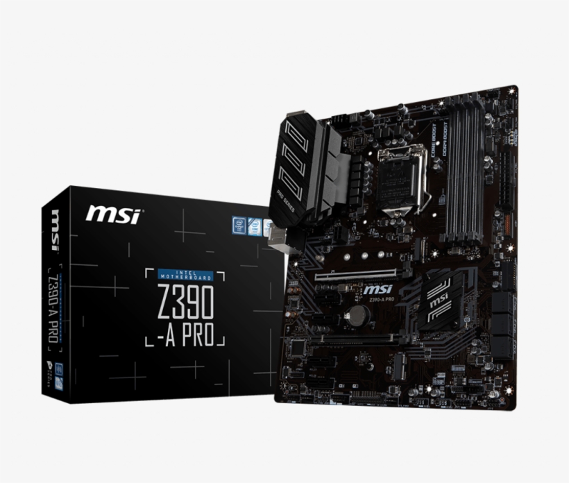 Z390-a Pro - Msi Z390 A Pro Atx, transparent png #4523708