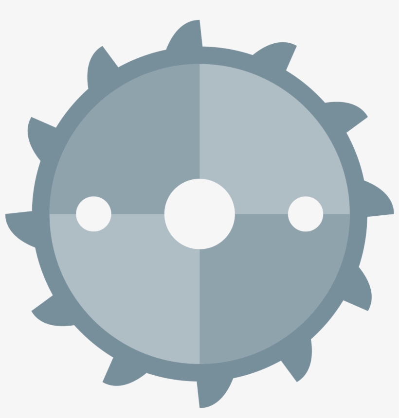 Ostrze Piły Icon - Sawblade Icon, transparent png #4523954