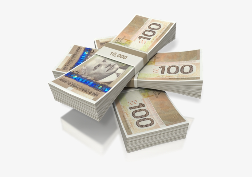 Stacks Of Money Png - Stack Of Canadian Money, transparent png #4525228