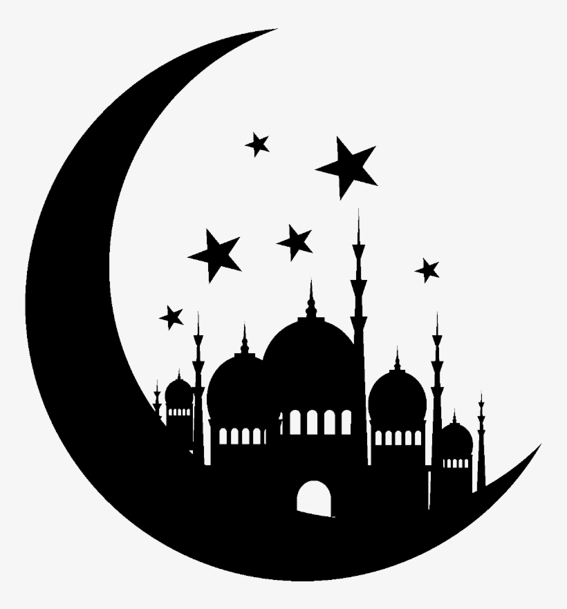 Sticker Oriental Monument Sur Lune Et Les Etoiles Mosque - Canada And Syria Flag, transparent png #4525278