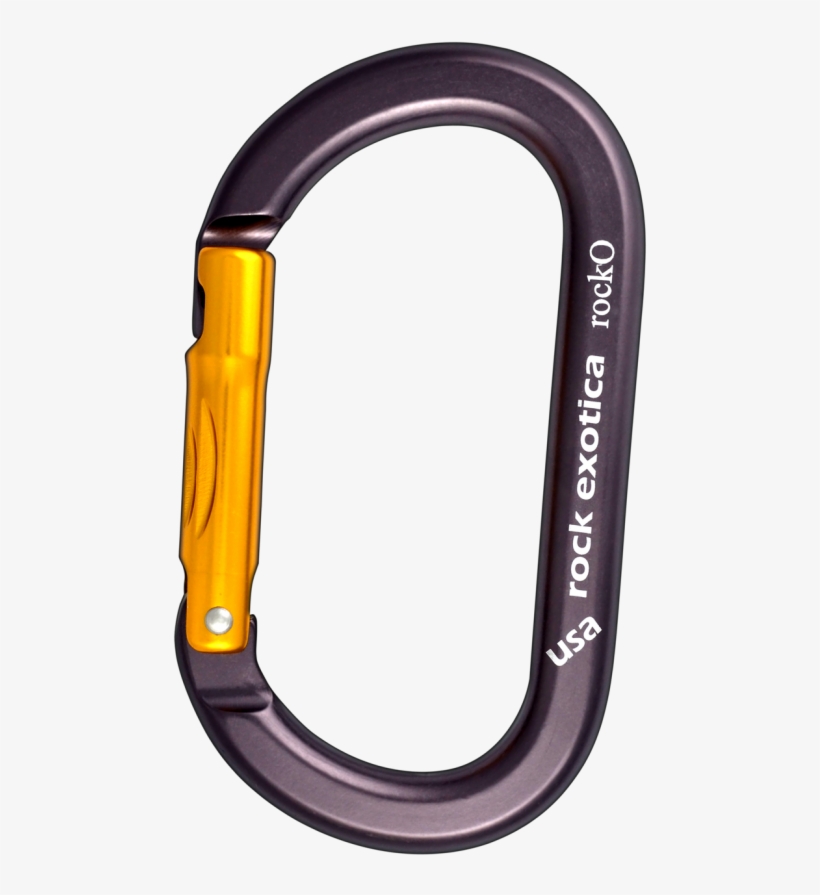 Non-locking Carabiners - Rock Exotica Rocko Non-locker Carabiner, transparent png #4526131