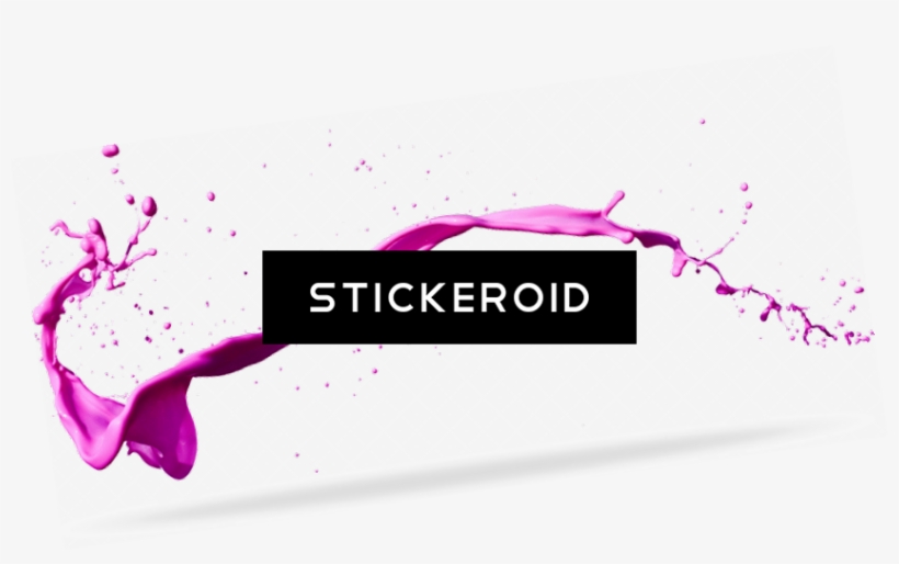 Large Purple Paint Splatter - M Watch, transparent png #4528037