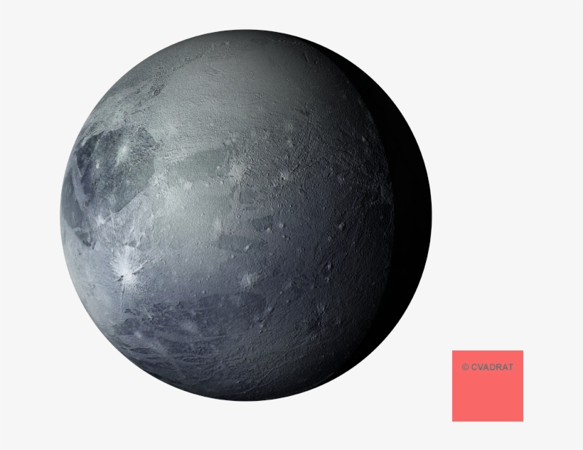 Grey Clipart Planet - Pluto Planet Clip Art, transparent png #4528664