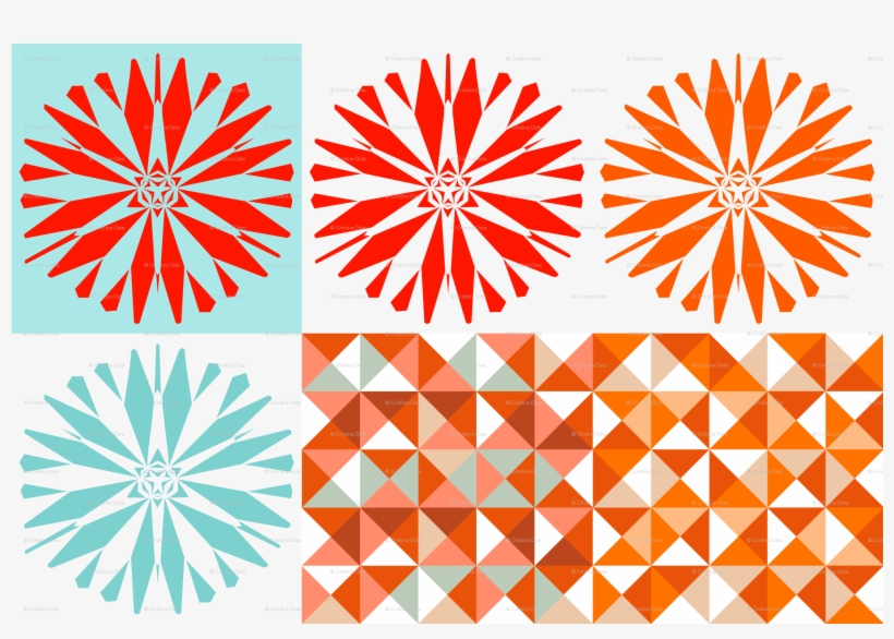 Big Flower Cushion, Orange, Throw Pillows, Cotton Twill,, transparent png #4529169