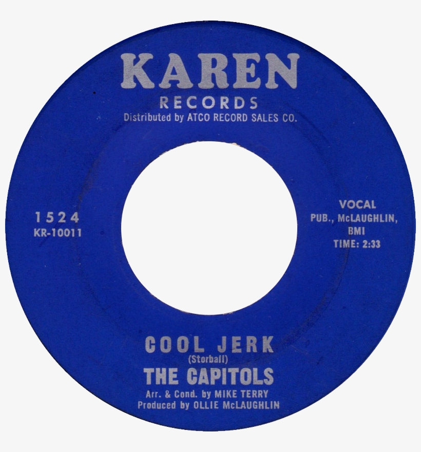Cool Jerk By The Capitols Us Vinyl A-side - Capitols Cool Jerk, transparent png #4529462