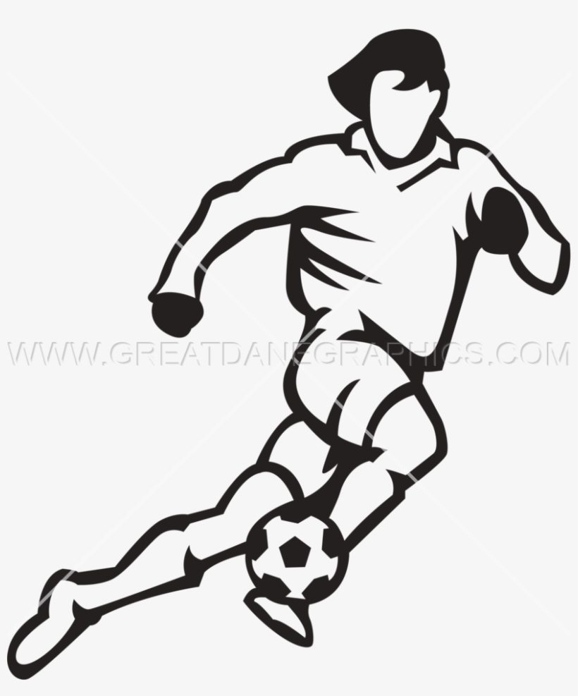 Download Soccer Player Drawing Transparent Clipart - Soccer Player Drawing Transparent, transparent png #4530049
