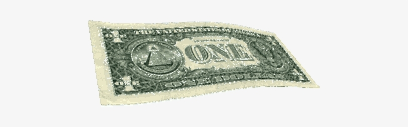 Money Out Out Money Gif - One Dollar Bill, transparent png #4530539