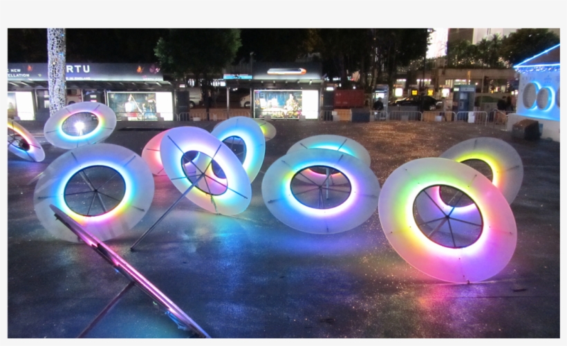 This Monumental 9 Ton Sculpture 'wish' By American - Light-emitting Diode, transparent png #4531442