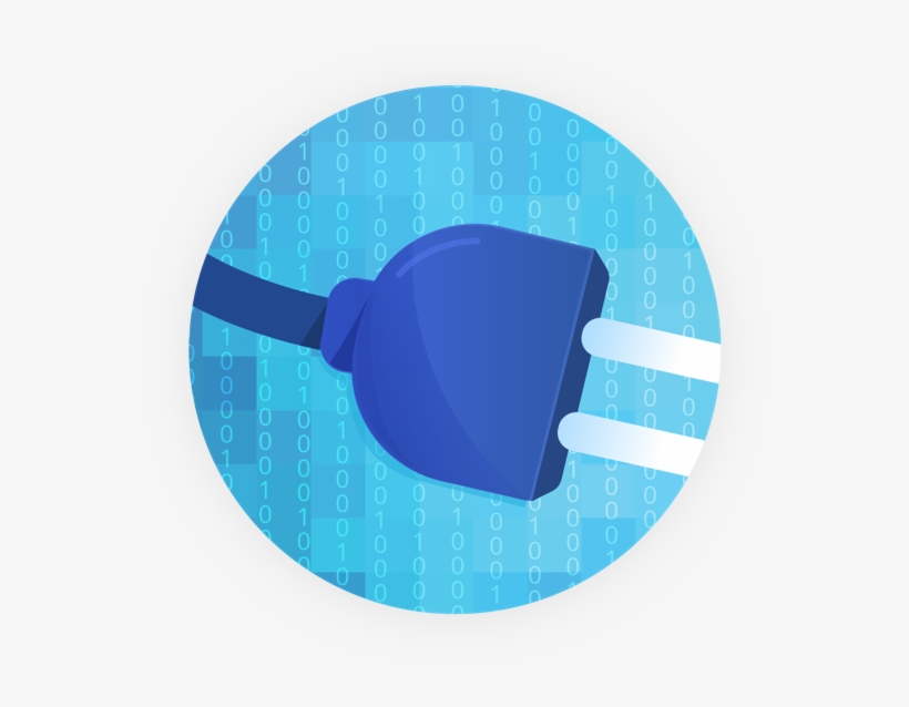 Intersection Of Digital Technology And Energy Systems - Circle, transparent png #4531774