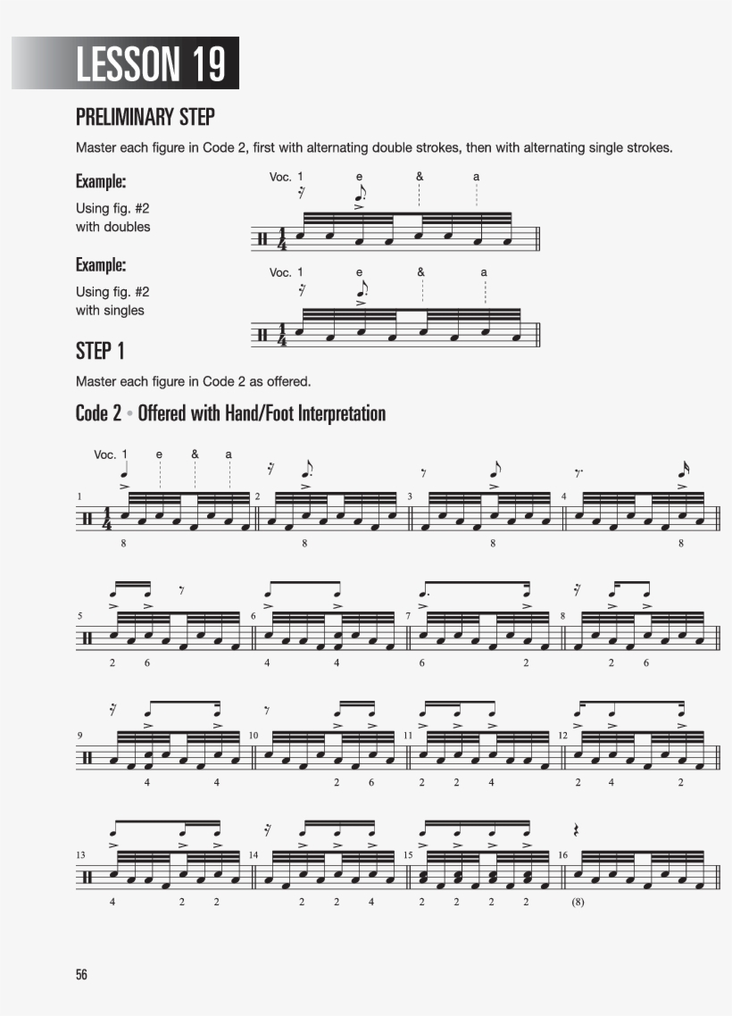 Product Thumbnail 7 - Paradiddles Redefined For Drumset [paperback] By Vega,, transparent png #4531918
