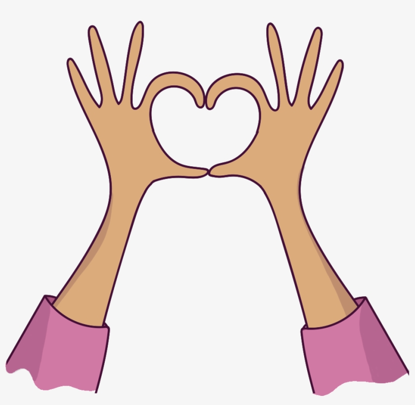 Hands Heart Thank You, transparent png #4532306