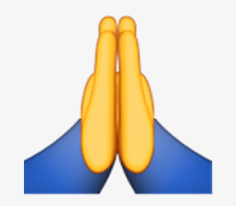 Person With Folded Hands Emoji, transparent png #4533172