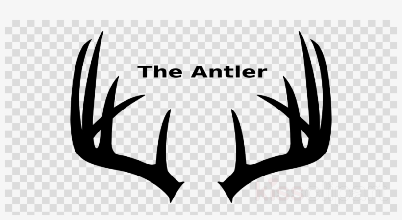 Antlers Silhouette Clipart White-tailed Deer Moose - Deer Antlers With Transparent Background, transparent png #4533844