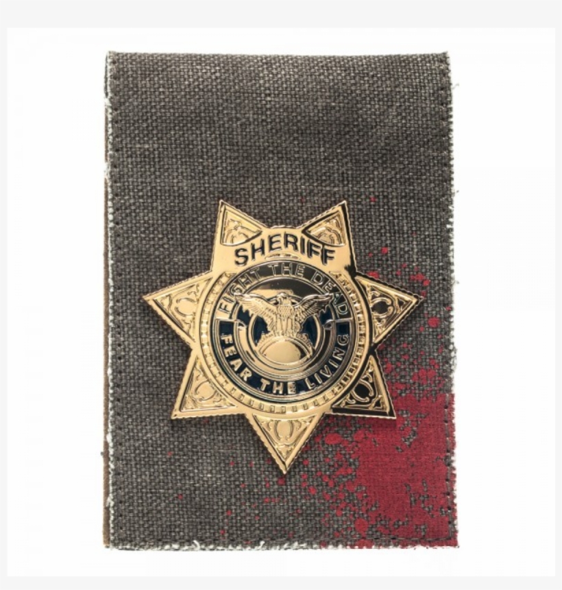 The Walking Dead Sheriff Badge Wallet - Walking Dead Badge Wallet - Tri-colour, transparent png #4534086
