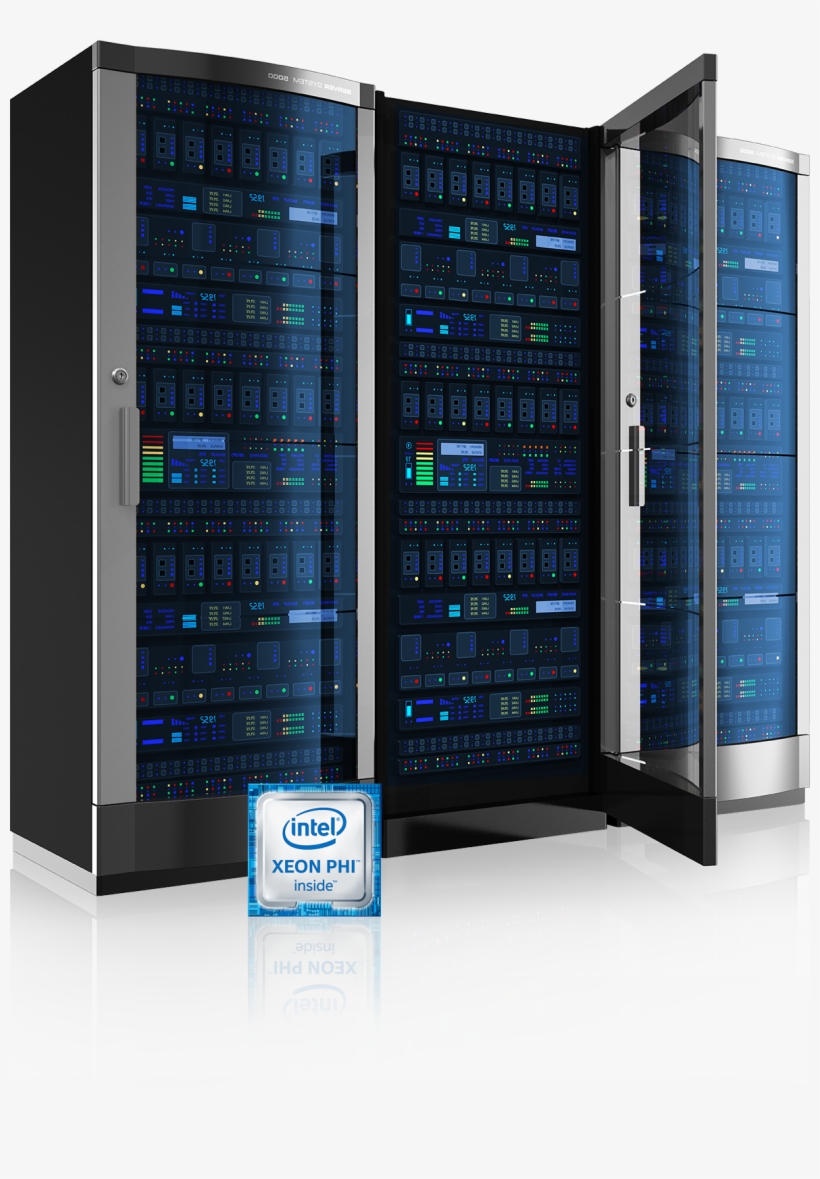 Intel Xeon Phi Hpc Clusters - Cpu Server, transparent png #4534393