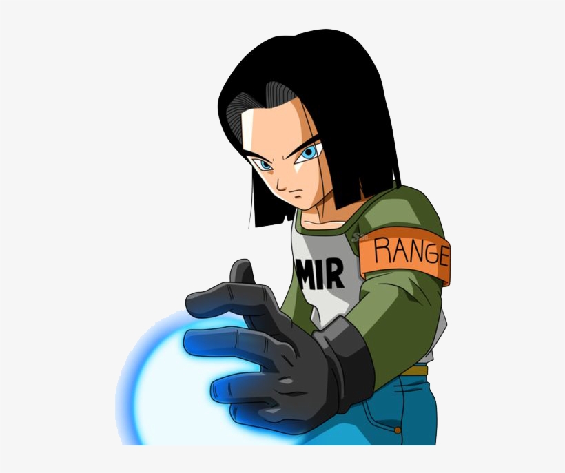 Renders Backgrounds Logos - Androide 17 Dragon Ball Z Render, transparent png #4534453