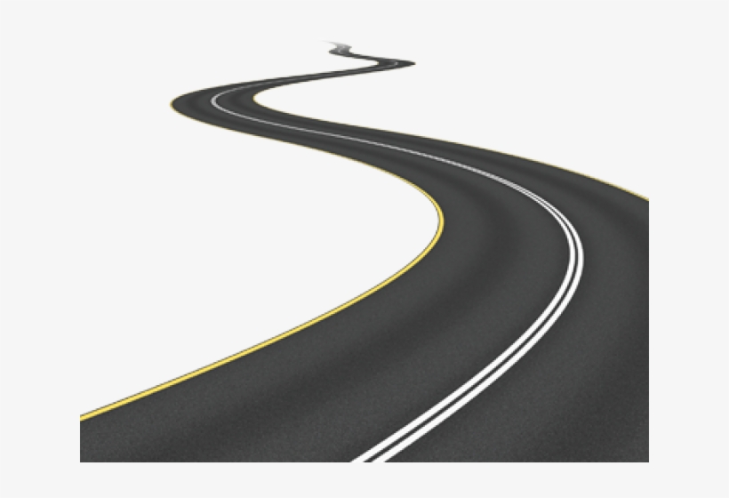 Highway Clipart Pavement - Race Track, transparent png #4534883