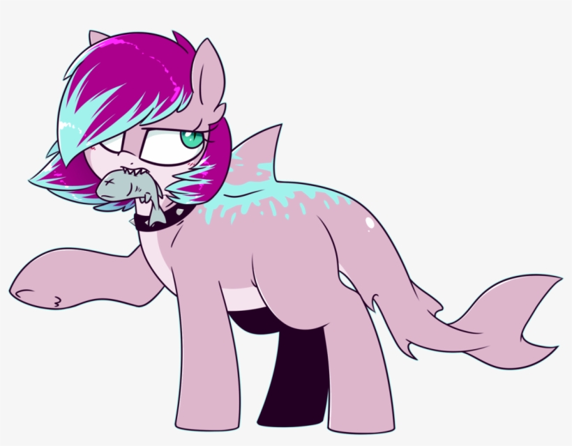 Notenoughapples, Female, Fish, Mare, Mouth Hold, Oc, - Pony, transparent png #4535568
