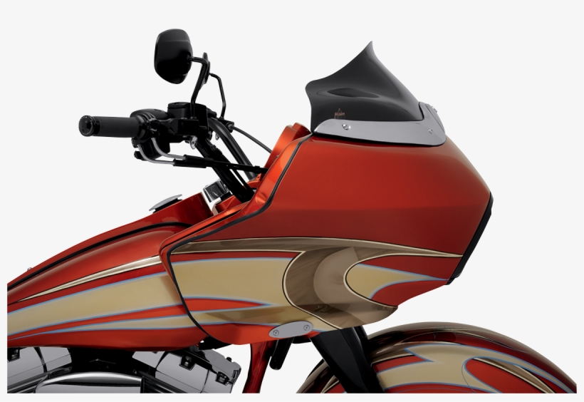 Klock Werks Black 8" Flare Windshield 98-13 Harley - Klock Werks Flare Windshield Dark Smoke 12", transparent png #4535740