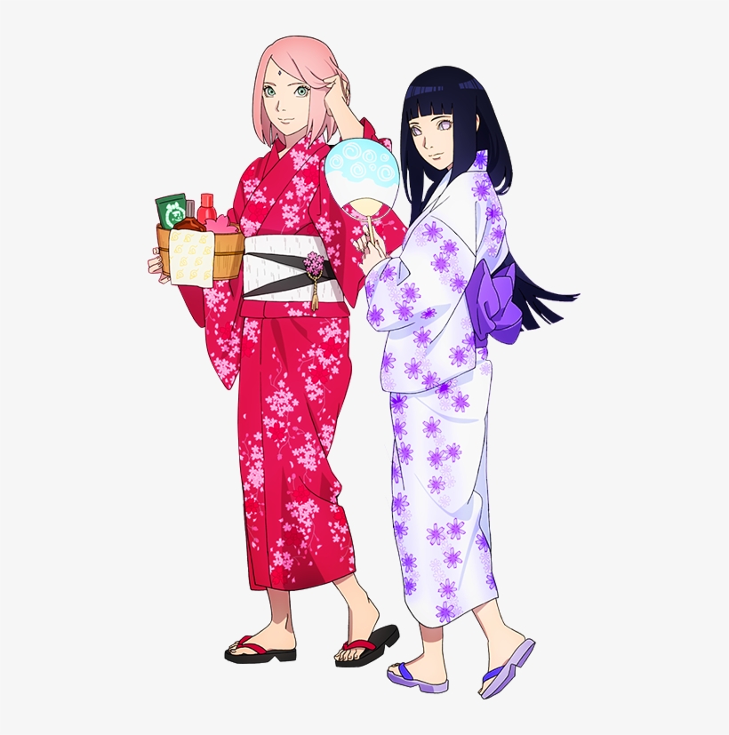 Hinata Hyuga - Sakura Haruno The Last Kimono, transparent png #4536086