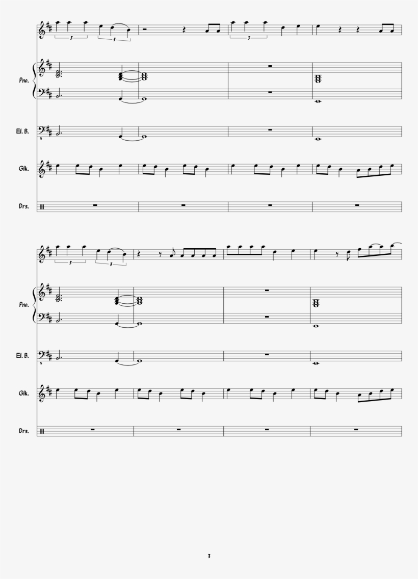 Never Forget You Sheet Music Composed By Zara Larsson, - Mnek, transparent png #4536867