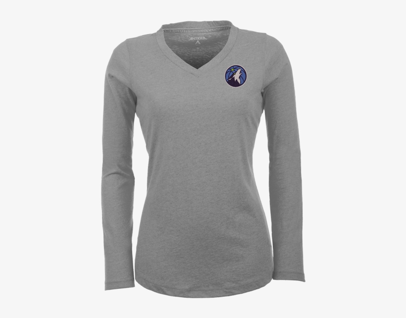 Minnesota Timberwolves Women's Flip Long Sleeve T-shirt - Long-sleeved T-shirt, transparent png #4538324