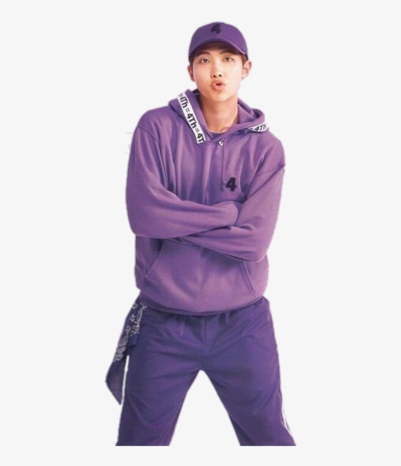 Namjoon Kimnamjoon Bts Rm Rapmonster - Rm Bts Png Purple, transparent png #4538750