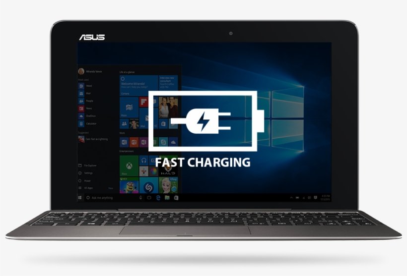 Faster Charging, Less Waiting - Microsoft Windows 10 Pro Edition 32-bit., transparent png #4539100