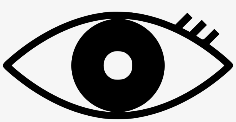 Png File Svg - Cartoon Eye Black And White, transparent png #4539308