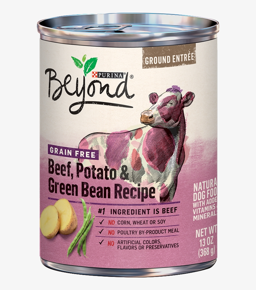 Beyond® Ground Entrée Grain Free Beef, Potato & Green - Beyond Wet Dog Food, transparent png #4539506