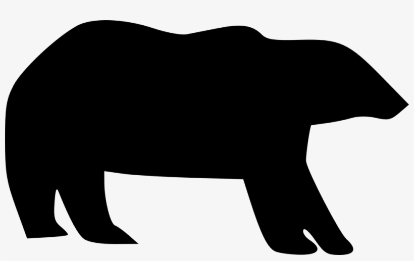 Silueta Oso Polar Png, transparent png #4539931