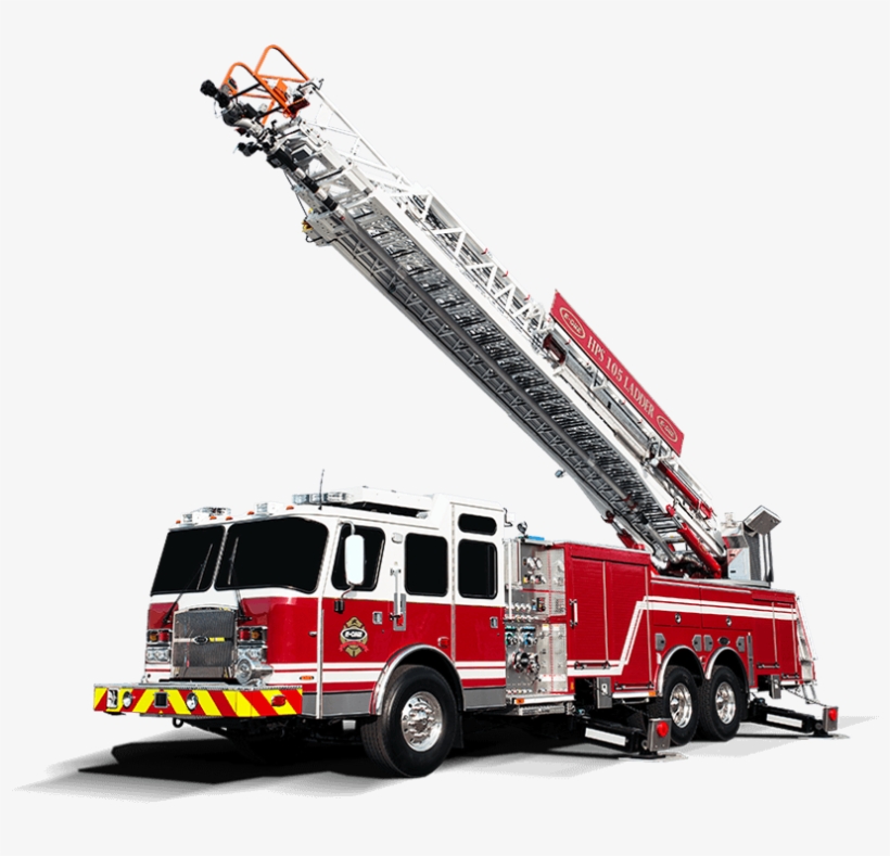 A Steel Ladder With E-one's Dna - Aerial Ladder Fire Trucks, transparent png #4540562