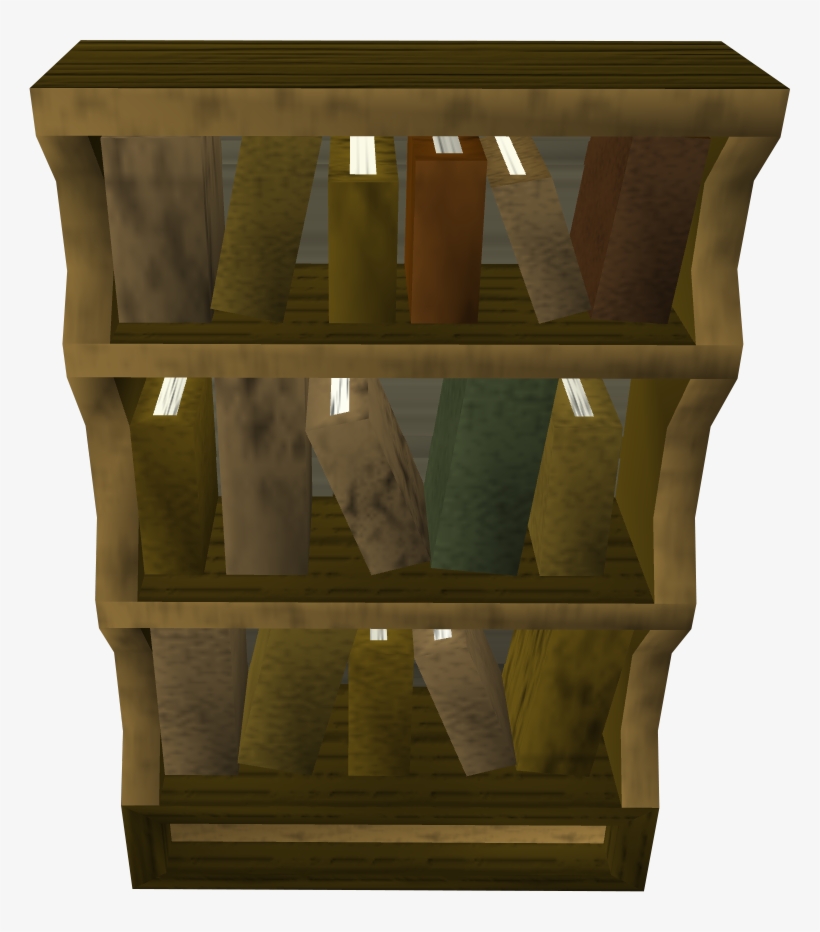 Osrs Oak Bookcase, transparent png #4540680