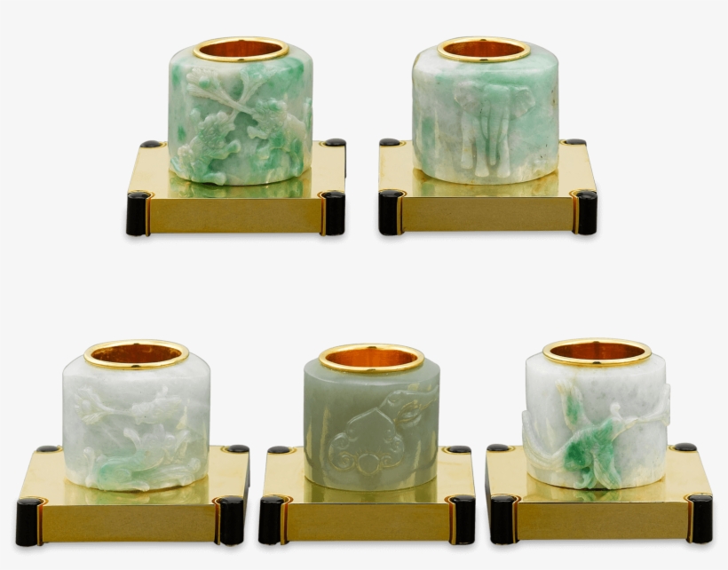 Imperial Jadeite Archer's Rings By Carvin French - Crystal, transparent png #4541081